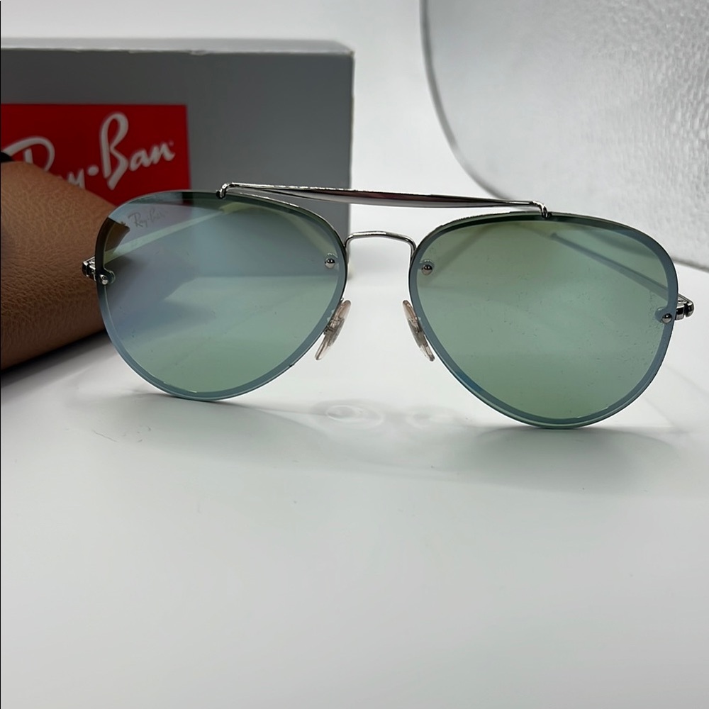Brand New Ray-Ban Blaze Aviator Sunglasses - Picture 2 of 6